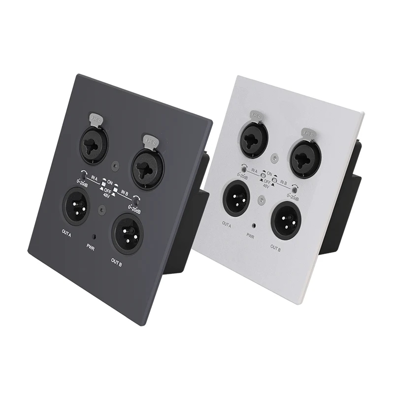 Hvad er de specifikke anvendelser af Dante 2 CH Wall Panel Network Audio Interface?