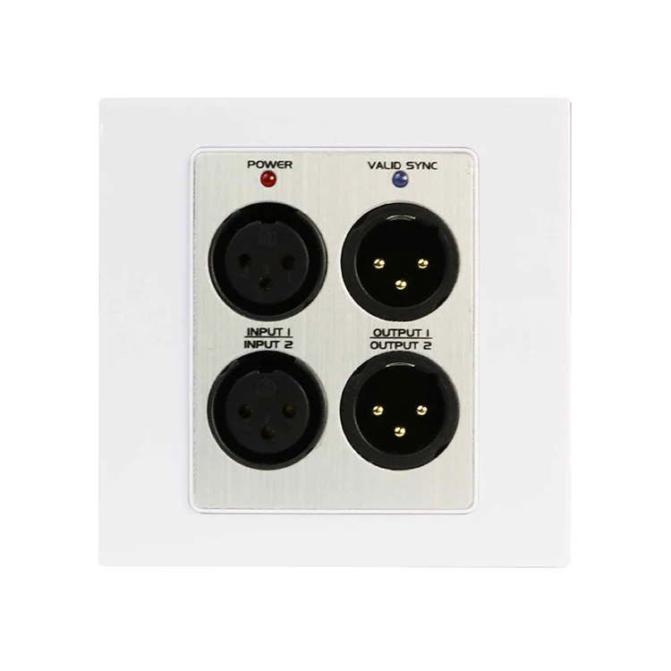 Dante -interface med Mic Line 2 -indgange x 2 udgange